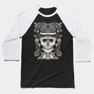 Fancy surreal skull. Baseball T-Shirt